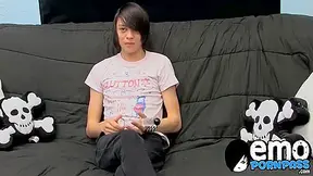 Roxy Moans As He Fucks His Tight Little Ass With A Dildo