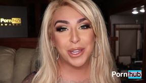 Chanel Santini Drips Trans Cum Gush on Visibility Couch Destroy