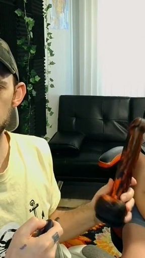 Joyprops Thrusting Fantasy Dildo Unboxing and Blowjob