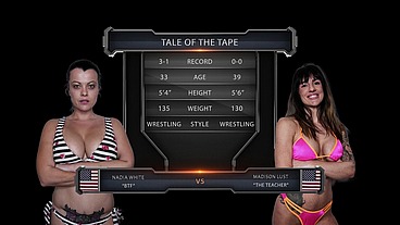 Madison Lust vs Nadia White Female Wrestling