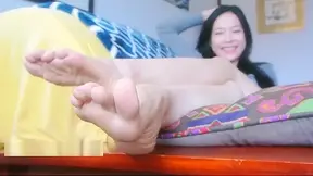 Seduced By The Irresistible Charm Of Soft Asian Feet Playtime