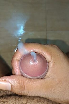 Masturbating in the bathroom