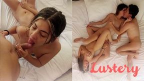 Gorgeous Amateur Latinas Share A Cock - Lust