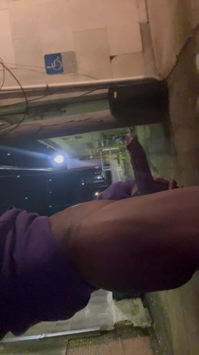 Downtown Alleyway Public Cum Shot