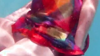 Nikita Vodorezova shows off her Hot body underwater