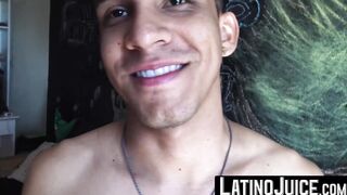 LatinoJuice.com - Innocent stud Jota exposes his uncut dick and masturbates in front