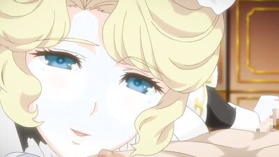 Hot blonde maid in uniform rides hard and gives a sloppy BJ