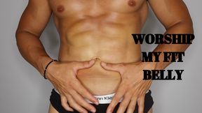 Worship my fit belly - Mr and Mrs C