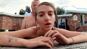 skinny cunt fucked in public pool