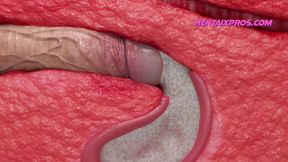 Anal rail and spunk in pussy - Gangbanged 18+ teen