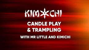 Candle Play and Trampling with Mr Little and Kimichi - WMV