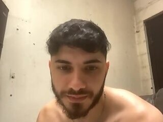 sexy latino shower cum