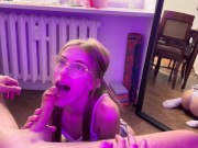 Попросила Своего Друга Проверить Как Я Делаю Минет🤤- Bunny Rabbits 🐇