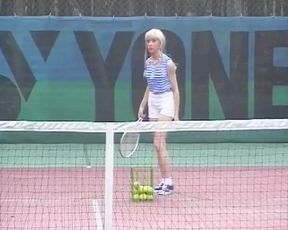 Petite German Tennis Player Got Fisted by Trainer