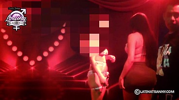 Nikki Montero Mexico transgender Party semi naked with fans and friends