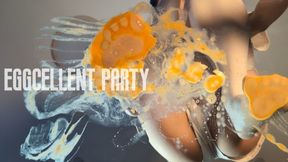Eggcellent party: messy food crushing