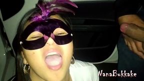 desconhecidos fizeram fila na rua para me comer e gozar na minha boca