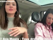 Ava Moore - On vide les couilles d'un routier dans sa cabine avec Glory Zavatrash - PORNO REALITÉ