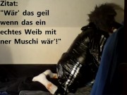 geiler Wolf Prollf säuft ein Fass aus und spritzt sein Sperma rein - geiler lauter Orgasmus