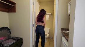 Jeans Stood Pee Sessions (3 Urinals, 1 Toilet)
