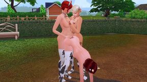 stepfamily stepmother and stepdaughter became of cowgirl a perverted futanari mistress while the stepbrother checked the deep throat of the stepsister sims me hentai sfm