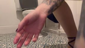 Nurse Ruby's Toilet Slave Training Ass Cleaning & Begging Humiliation