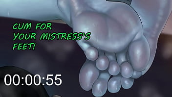 Can you cum in 1 minute for her?(femdom, JOI, feet)