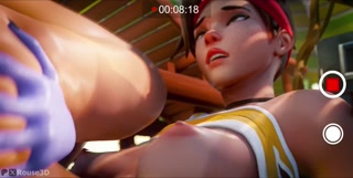 Overwatch - Widowmaker Fucks Tracer with a Dildo