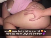 I fuck my fitness trainer and send it to my tiny boyfriend on Snapchat how hot I'm cheating