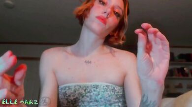 Tiny Elle Marz ASMR Massage Impregnated Gushing Womb Creampie
