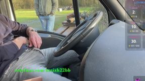 Gay truck stop daddy wrecks me at cruising rest area daytime