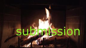Intense fireside lovemaking with loud moaning