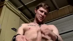 StraightNakedThugs.com: Cowboy Ty Frost masturbation scene