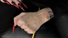 The veins on my hands
