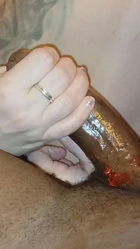 Lucky Gurl Inkdup - Best Fruit Roll up Blowjob with a Huge Cumshot