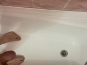 Male Peeing And Washing