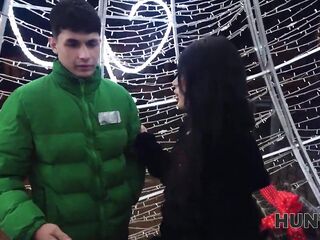 HUNT4K. This girl could be the most excellent Christmas decoration. Hawt sex with Asandra Dewy & Michael Fly