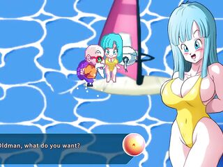 Kame Paradise Multiversex two - Roshi Banging Maron Krillin's Bride