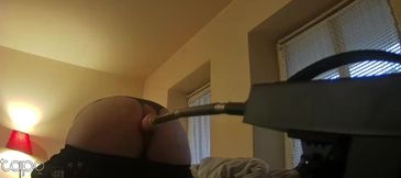 Toby was impaled on fuck machine by his dad