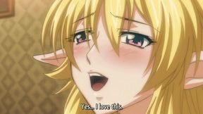 Elf with Large Boobs Enjoys Ahegao Play and Sex