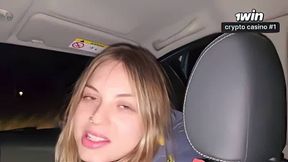 Public fuck-fest with my bare mate and a beautiful breezy in her car, orgia style! Hardcore porn in Spanish!