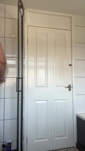 Horny Stepdad in Bathroom