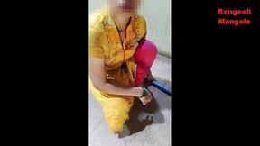 Indian Maid Fuck by House Owner Roleplay