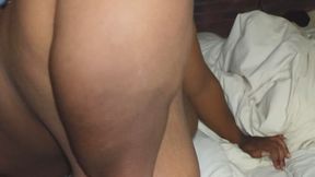 New Model! Tracey50PPcup african massive melons gets doggy style while i grab onto those giant funbags pov 4k