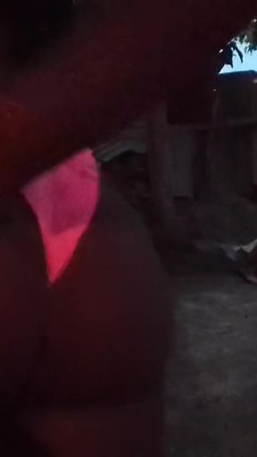Outdoors Dancing Shaking My Booty Rubbing Fingering My Pussy