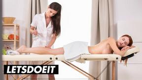 Sapphic Massage Seduction Ends in Ecstasy