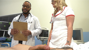 BIPHORIA Amazingly hot blonde nurse & muscular doctor helps patient - Lisey Sweet, Johnny Hill, Dillon Diaz