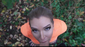 Alexxa Vice sucks in public park then gets banged in kitchen