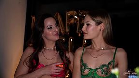 Amirah And Tiffany'_s NYE Party With Strapon Sex