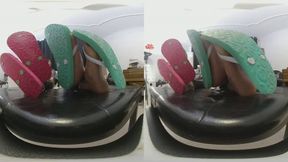 3DVR180 Henry MARTINA s dirty flip flops and smelly feet are humiliating